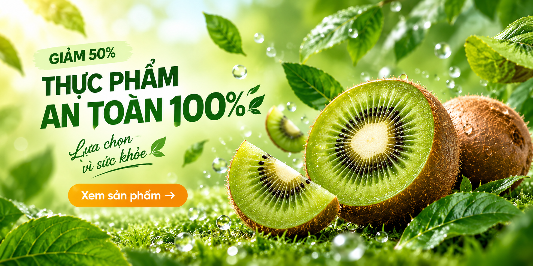 Giảm 50% Thực Phẩm An Toàn 100% - Thiên Ngải Sơn